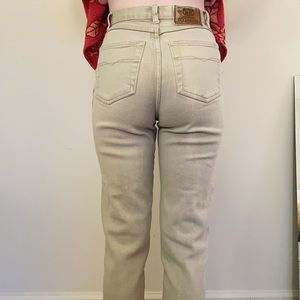 Route 66 High Waisted Vintage Tan Stretchy Straight Leg Jeans